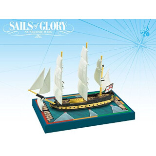 Sails of Glory: Additional Ship Mats ARESGN114C Africa 1781/ HMS Vigilant 1774: Sails of Glory Ship Pack, Mehrfarbig