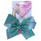JOJO Printed flower/bow (Green) Bow and Necklace set