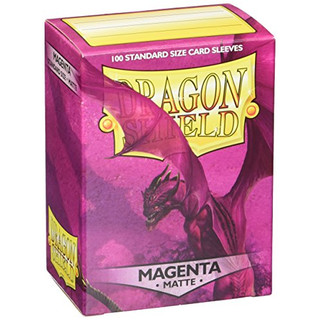 Dragon Shield Standard Sleeves - Matte Magenta (100 Sleeves)