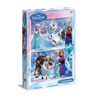 Clementoni 07017 - Disney Frozen - Puzzle 2 x 20 Teile