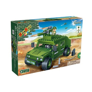 Banbao 8842 - Brave Warior jeep, Konstruktionsspielzeug