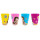Soy Luna Trinkbecher 4er Set [Kunststoff]