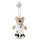Nici 16731 Bär Real Madrid Heimtrikot, 15 cm