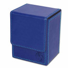 BCW Leatherette BLUE Deck Case LX Flip Box With Magnetic...