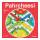 Pressman Toy Pahrcheesi in Box, rot