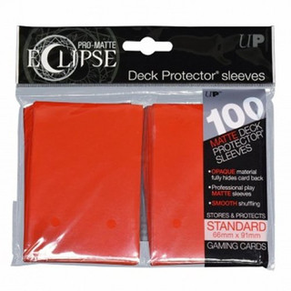 Ultra Pro Standard Sleeves - PRO-Matte Eclipse - Apple Red (100 Sleeves)