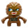 BulbBotz Star Wars Chewbacca Kinder-Wecker mit Hintergrundbeleuchtung | braun/schwarz | Kunststoff | 19 cm hoch | LCD-Display | Junge/ Mädchen | offiziell
