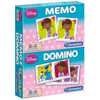 Clementoni 13459.5 - 2 in 1 Memo Domino Basic Doc...