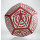 D12 Hit Location Red & white die