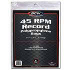 100 BCW 45 rpm record bags with flap