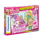 Clementoni 20139 - Barbie - Glitter Puzzle 104 Teile