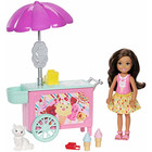 Barbie FDB33 Chelsea Puppe und Eiswagen Spielset