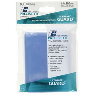 Ultimate Guard "Side-Loading Precise-Fit" Sleeves (Standard, Transparent)