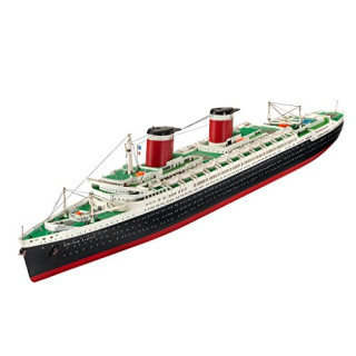 Revell Modellbausatz Schiff 1:600 - SS United States im Maßstab 1:600, Level 3