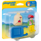 Playmobil 6961 - Bauarbeiter mit Schubkarre