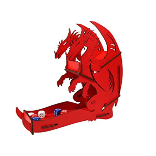 e-Raptor 31715 - Dice Towers Large: Dice Tower - Dragon (Red)