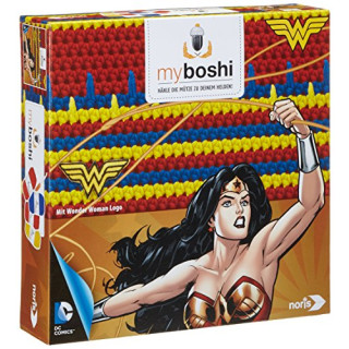 Noris 606311369 Myboshi Superhelden-Wonder Woman, Häkel-Set