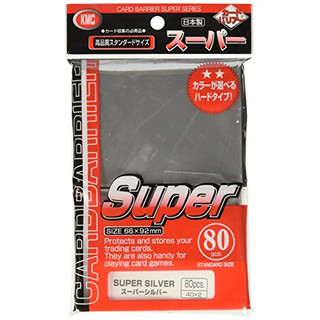 KMC Super Silver Sleeves - 80 Stück - Silber