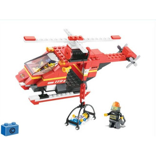 Sluban M38-B0218 - Baukasten - Feuerwehr Hubschrauber