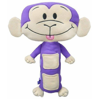 Seat Pets Purple/Tan Monkey Car Seat Toy