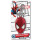 Marvel Spider Man Head Coloured Pewter Key Ring