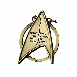 Quantum Mechanix QST070 Star Trek Friendship Necklace