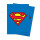 Ultra Pro Deck Protector Standard Sleeves (65): Justice League: Superman Logo