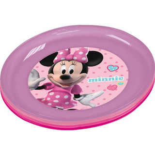 Minnie 4 Plastikteller 20 cm