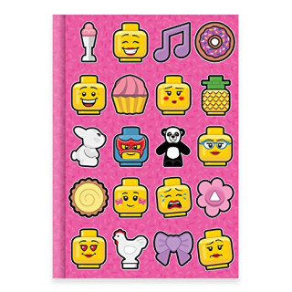 Lego 90407 - Iconic Notizbuch A5, liniert mit 96 Seiten