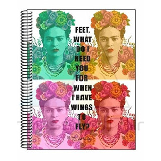 Frida Kahlo – Notizbuch Block A4 Micro mit 120 Blatt (SAFTA 561646064)