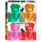 Frida Kahlo Folio Folder elastic with 3 Flaps (Safta...