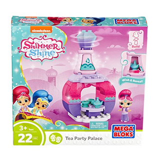 Mega Bloks Shimmer and Shine Genie Palace Bottle Shimmer Tea Party Building Set