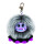 Carletto Ty 37333 - Jips Clip Frizzy mit Glitzeraugen, 8.5 cm, schwarz/lila