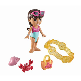 Fisher Price Dora & Friends - Little Figures - Beach Adventure Dora (Cdr99)