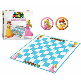 Super Mario Boardgame Checkers Princess Power USAopoly Giochi Tavolo Accessori