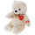 Bauer 17085 - Pia Pia - Eisbär Plüsch, sitzend 17 cm