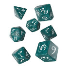 Q-Workshop Classic RPG Stormy & white Dice Set (7)