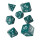 Q-Workshop Classic RPG Stormy & white Dice Set (7)