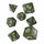 Q-Workshop Classic RPG Olive & white Dice Set (7)