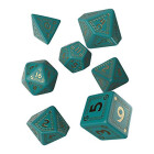 RuneQuest Turquoise & Gold Dice Set (7)