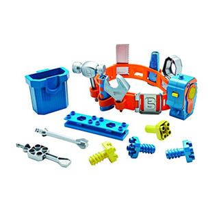 Bob the Builder Talking Tool Belt Works w/Mega Bloks Lights Fisher-Price