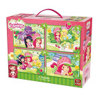 4 Jigsaw Puzzles - Strawberry Shortcake