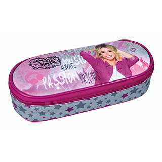 Undercover VIAE7730 - Schlamperbox Disney Violetta, ca. 21 x 9 x 5 cm, grau
