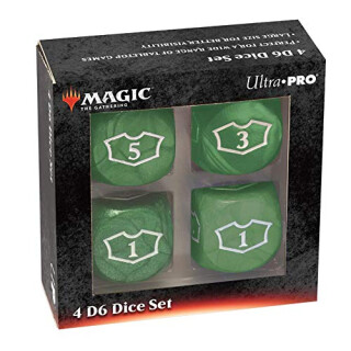 Ultra Pro Deluxe 22MM Green Mana Loyalty Dice Set for Magic: The Gathering