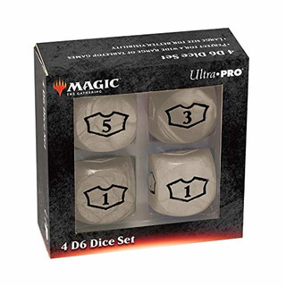Ultra Pro Deluxe 22MM White Mana Loyalty Dice Set for Magic: The Gathering