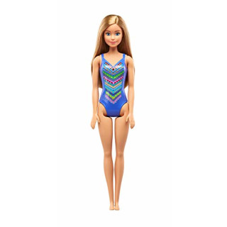 Mattel Barbie Doll Beach - Blue Swimsuitt (FJD97)