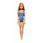 Mattel Barbie Doll Beach - Blue Swimsuitt (FJD97)