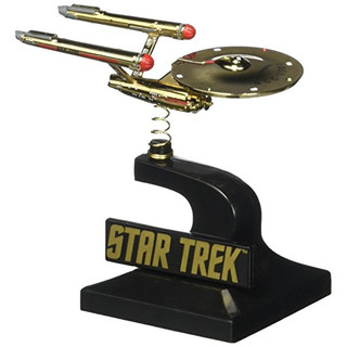 SDCC 2016 Star Trek: The Original Series Enterprise Monitor Mate Bobble Ship 24K Gold Plated - EXCLUSIVE LIMITED EDITION