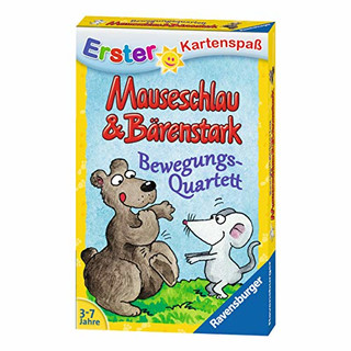 Ravensburger - Mauseschlau & Bärenstark Bewegungsquartett - Erster Kartenspaß