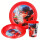 Lady Bug Miraculous Set mit Becher, Teller und Schüssel (Stor 86910)